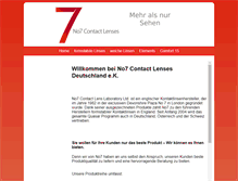Tablet Screenshot of no7-contact-lenses.de